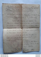 Militaria - Nantes - Orléans - Lettre à Disposition Pour Le Ministre De L'Intérieur De La Guerre 1914-1918 ... Lot400 . - 1914-18