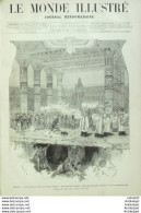 Le Monde Illustré 1876 N° 994 Gamaches (80) Bosnie Pasnilza Croatie Nitsik Serbie Belgrade Coupe Leo Lagrange - 1850 - 1899