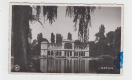 Romania Cluj Kolozsvar Klausenburg Casino Kasino Garden Park Lake Rowboat Boat Jardin Publique 1936 Gherla - Rumänien