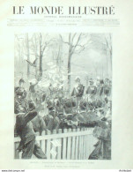 Le Monde Illustré 1892 N°1860 Bruxelles Manifestation Dahomey Cotonou Forenou Bondoukou Tunis - 1850 - 1899