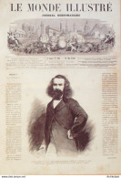 Le Monde Illustré 1862 N°265 Chili Roi Auraucanie Italie Naples Sicile Espadons Caen (14) Etats-Unis Yorktown - 1850 - 1899
