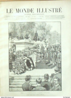 Le Monde Illustré 1892 N°1834 Chili Punta-Arenas Ushmaia Buen Suceso Gounod - 1850 - 1899