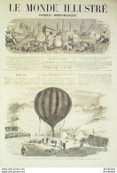 Le Monde Illustré 1870 N°703 Ballons-Poste Ferrières (77) Villejuif (94) Châtillon (92) Courbevoie (92) Lyon (69) - 1850 - 1899