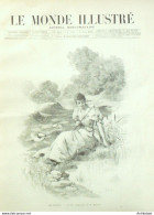 Le Monde Illustré 1892 N°1846 Dahomey Espagne Huelta Rabida Christophe Colomb Caravelle Santa-Maria - 1850 - 1899