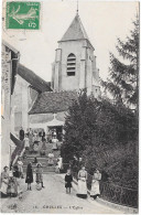 77 CHELLES - L'église - Animée - Chelles