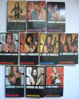 DE VILLIERS : Lot 10 SAS / 1980-2013 / Espionnage, Roman Adulte - Wholesale, Bulk Lots