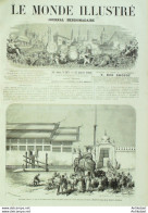 Le Monde Illustré 1868 N°563 Siam Palais Du Roi Abyssinie Types Landernau (29) Silésie Breslau - 1850 - 1899