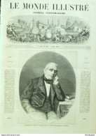 Le Monde Illustré 1861 N°203 Chine Pékin Exposition - 1850 - 1899