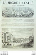 Le Monde Illustré 1861 N°223 Vichy (01) Siam Bangkok Belgique Anvers Turquie Abdul Aziz Sultan - 1850 - 1899