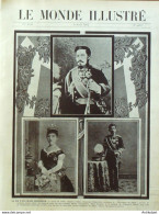 Le Monde Illustré 1912 N°2888 Japon Tokyo Empereur Mutsu-Hito Albanie Uskub, Verisovitch Carcassone (11) Epernay (51) - 1850 - 1899