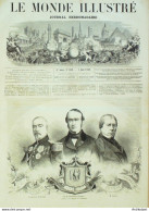 Le Monde Illustré 1862 N°269 Cochinchine Vinh Luong Japon Empereur Taîcoun Niger Touaregs Frontignan (34) - 1850 - 1899