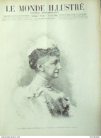 Le Monde Illustré 1898 N°2167 Chine Tonkin Nam-Tri Bink-Lu Lao-Nay Danemark Louise Pic Du Mdi (65) - 1850 - 1899