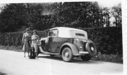 Photographie Vintage Photo Snapshot Automobile Voiture Auto Cabriolet Citroën - Automobiles
