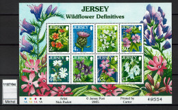 Jersey - 2005 - MNH - Flora - Fleurs Sauvages, Wild Flowers, Wilde Bloemen - Jersey