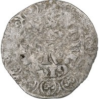 France, Charles V, Blanc Au K, 1365-1380, Billon, TB, Duplessy:363 - 1364-1380 Charles V The Wise