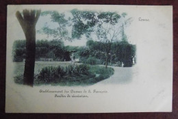 CPA - Leuze ; établissement Des Dames De S. François - Jardin Récréation - Leuze-en-Hainaut