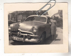 PHOTO AUTO AUTOMOBILE VOITURE  ANCIENNE A IDENTIFIER - Cars