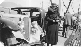 Photographie Vintage Photo Snapshot Norvège Norway Norge Hardangerfjord  - Cars