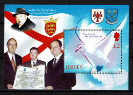 Jersey - 2005 - MNH - History -  Peace And Reconciliation, Anniversary Of The Ending Of The World War II, Churchill - Jersey