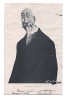 Illustrateur Leal De CAMARA - CPA Voyagé En 1902 - Portrait ANATOLE FRANCE - Caricature - Écrivain - Sonstige & Ohne Zuordnung