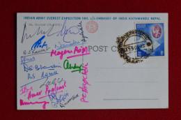 1985 Indian Army Everest Expedition Signed  Climbers Himalaya Mountaineering Escalade Alpinisme - Sportlich