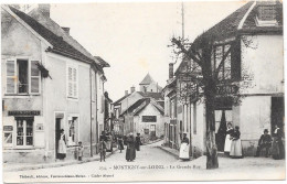 77 MONTIGNY SUR LOING - Grande Rue - Animée - Otros & Sin Clasificación