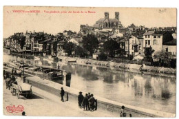 VERDUN SUR MEUSE BORDS DE LA MEUSE PENICHE  ANIMEE - Sonstige & Ohne Zuordnung