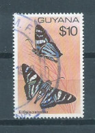 1980 Guyana $10 Vlinder,butterfly,schemetterlinge Used/gebruikt/oblitere - Guyana (1966-...)