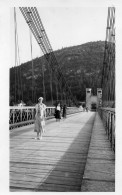 Photographie Vintage Photo Snapshot Pont De La Caille Allonzier Cruzeilles 74 - Lieux