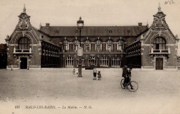 Malo Les Bains Dunkerque La Mairie ( Vélo Sur Du Sable! De La Place , Avant 1912 - Malo Les Bains