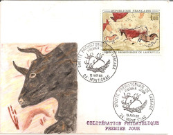 6J12 ---24 MONTIGNAC Grotte Préhistorique De Lascaux FDC - Non Classés