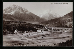 Foto-AK Fritz Gratl: Igls, Gesamtansicht Mit Serles Und Habicht  - Fotografie