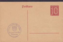Deutsches Reich Postal Stationery Ganzsache PREUSS. LANDES-AUFNAHME Trigonometrische Abteilung 1920 Dienstsache - Postcards