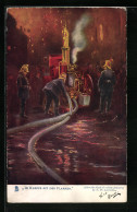 AK Fire Brigade, Fighting The Flames, Connecting The Hose  - Feuerwehr