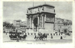 CPA Carte Postale France  Marseille Porte D'Aix Début 1900  VM81167 - Canebière, Centro Città