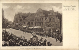 CPA Tschernjachowsk Insterburg Ostpreußen, Russische Parade Am 3. September 1914 - Ostpreussen