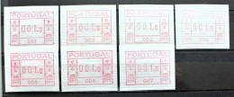 PORTUGAL 1981 " AUTOMATMARKEN " Michelnr  ATM 7x Nr 1 Sehr Schon Posrfrisch € 15.00 - Automaatzegels [ATM]