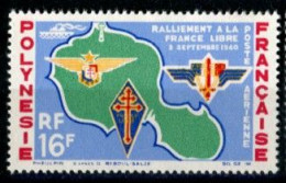 V - Polynésie Française: Année 1964 : Y&T N°PA 8 (Ralliement à La France Libre) : 1 Timbre  NSC ** - Neufs