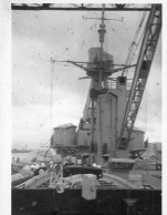 Photographie Vintage Photo Snapshot Bateau Grue  - Boten