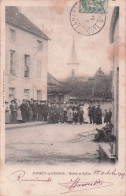 RARE POISEUL LA GRANGE MAIRIE ET EGLISE 1907 - Autres & Non Classés