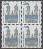 BRD, 1993, Mi.-Nr.1665 ** 1 Viererblock Sehenswürdigkeiten (XIII) - Unused Stamps