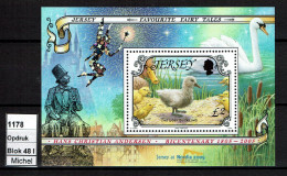 Jersey - 2005 - MNH - Contes Célèbres, Fairy Tales Birds, Berühmte Geschichten, Hans Christian Andersen - LOGO Nordia - Jersey