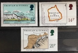 Tristan Da Cunha 1981 Early Maps MNH - Tristan Da Cunha