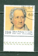 RFA   Yvert  1901  Ob  TB  Ecrivain  Goethe   - Used Stamps