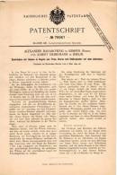 Original Patentschrift - A. Baranowski Und A. Silbermann In Kempen / Kepno I. Posen , 1894 , Samen , Sämerei , Agrar !!! - Documents Historiques