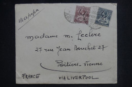 GOLD COAST - Lettre > La France Via Liverpool - 1931 - A 3084 - Goldküste (...-1957)