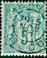 -Sage N°75. Type Ll Ob. BEAUNE   1897.( 20 ) - 1876-1898 Sage (Tipo II)