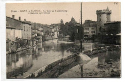 LIGNY EN BARROIS TOUR DU LUXEMNOURG ET MAISONS SUR LORNAIN  ANIMEE - Ligny En Barrois