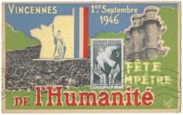 Ww2 - Guerre 39 - Libération - Fete De L'humanité 1946 - Parti Communiste - Guerra 1939-45