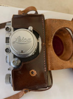 Appareil Photo Allemand WW2 1938 Leica Avec Papiers De Capture - No. 276044 - Cámaras Fotográficas